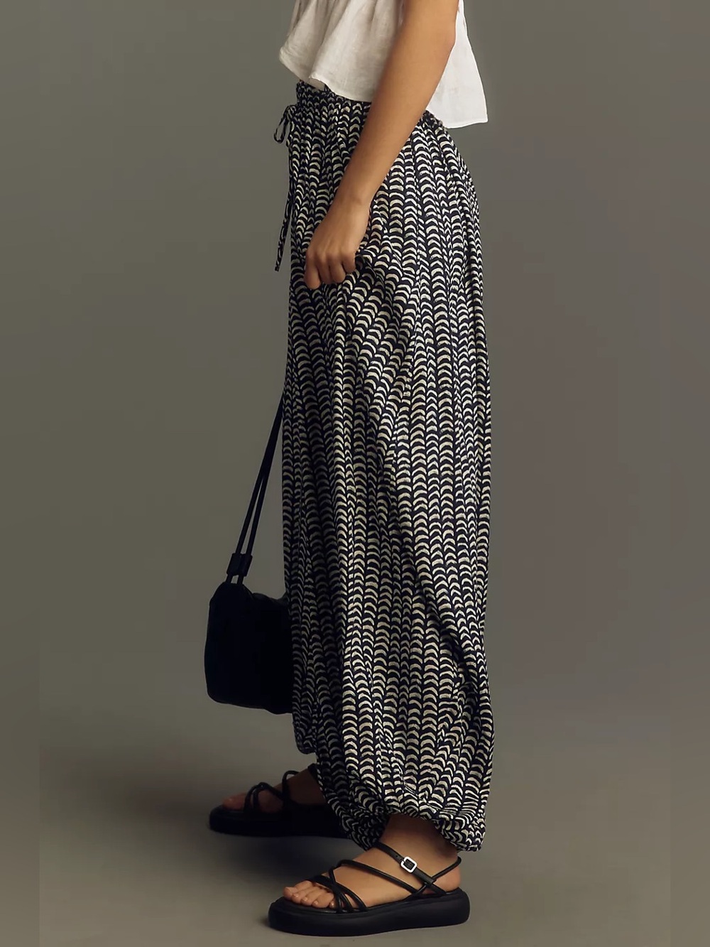 Maeve Anthropologie Silky Parachute Trousers - Picture 2 of 10